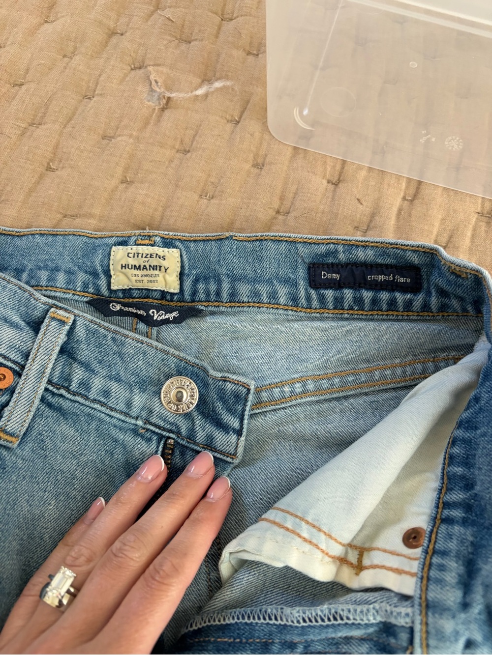 Citizens Of Humanity Demy Cropped Flare Jeans